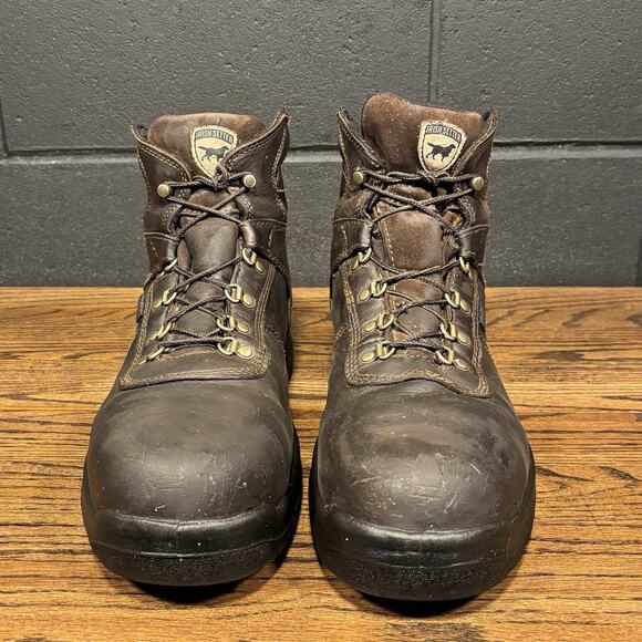 Irish Setter 83617 Brown Leather Waterproof Soft Toe Work Boots Men’s 13 EE - Picture 3 of 8